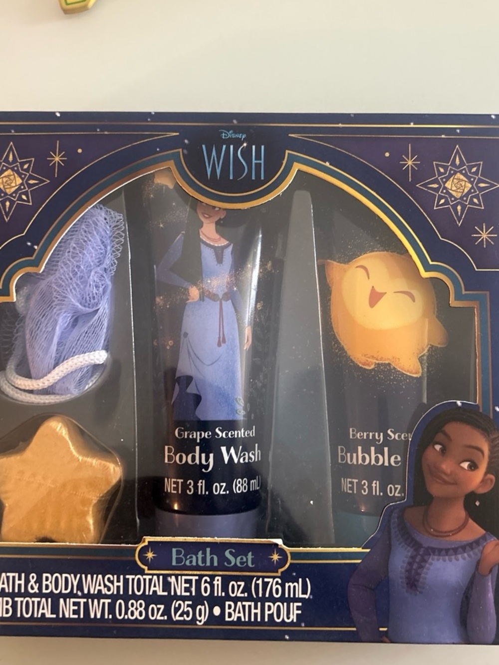 Disney Wish Girls Purple Bath & Body Wash Gift Set